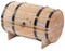 Wooden Wine Barrel Shaped Treasure Chest Vintage Decorative Wine Holder